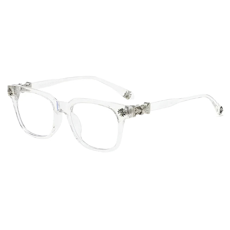 White Chrome Hearts Glasses