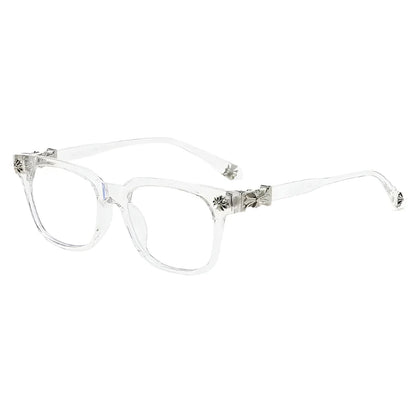 White Chrome Hearts Glasses