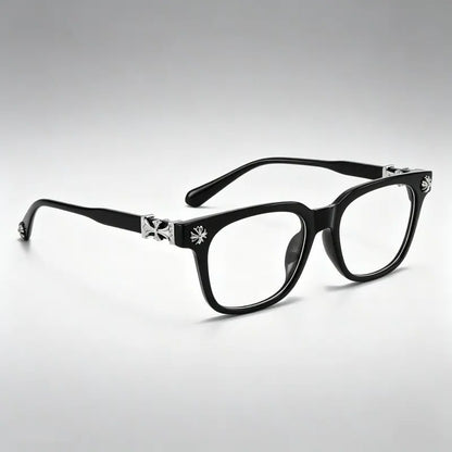 Black Chrome Hearts Glasses